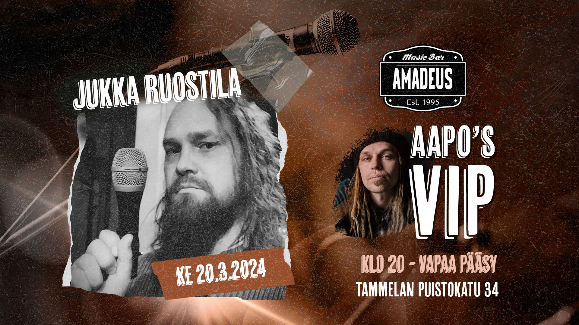 Aapo's VIP Jukka Ruostila Amadeus Tampere
