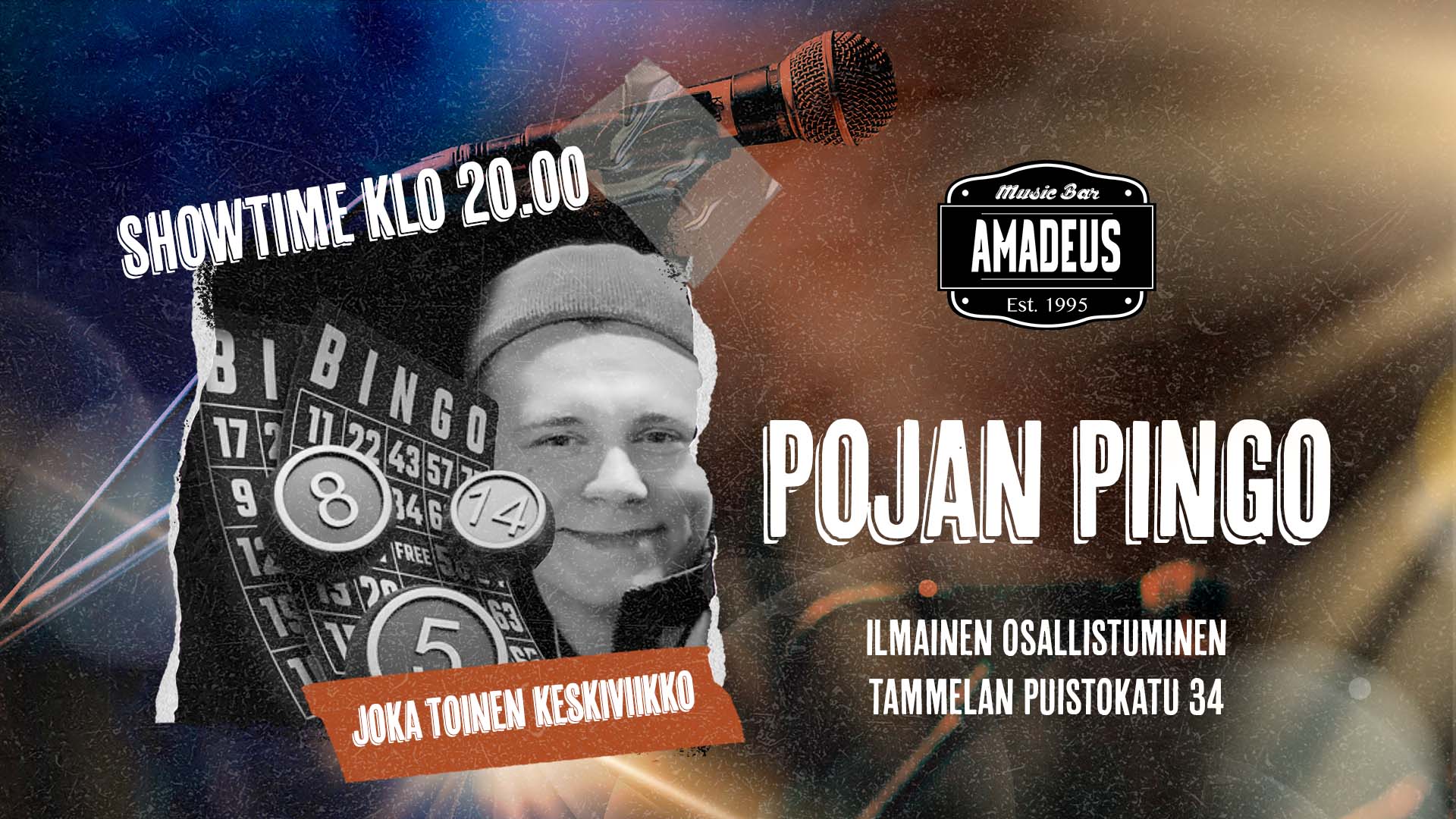 Amadeus bingo joka toinen keskiviikko