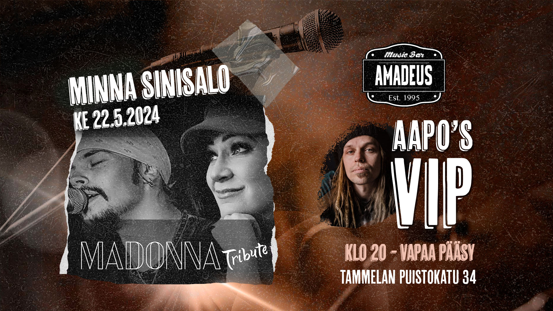 Minna Sinisalo Amadeus Tampere Aapo's VIP